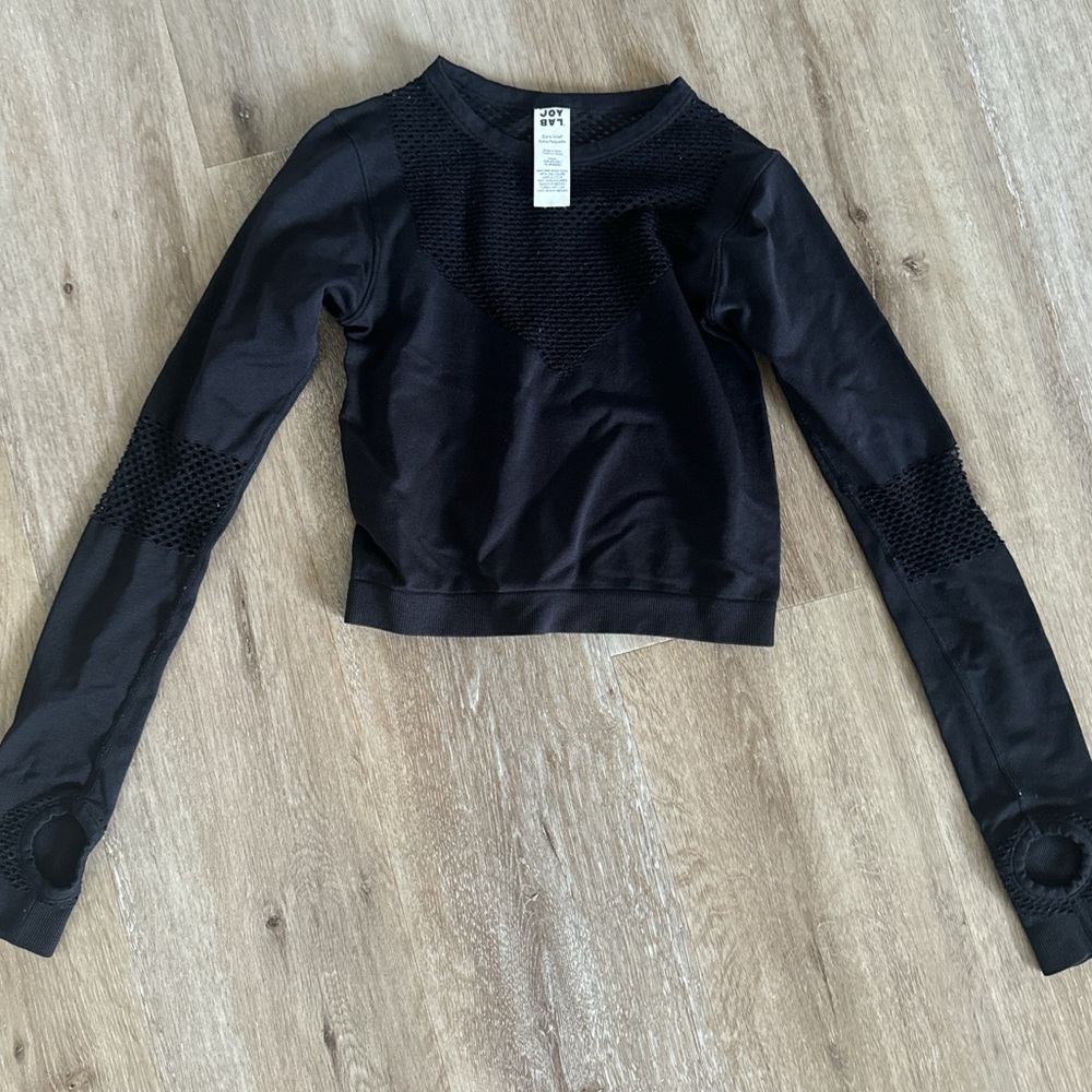 Black See Through Long Sleeve Shirt